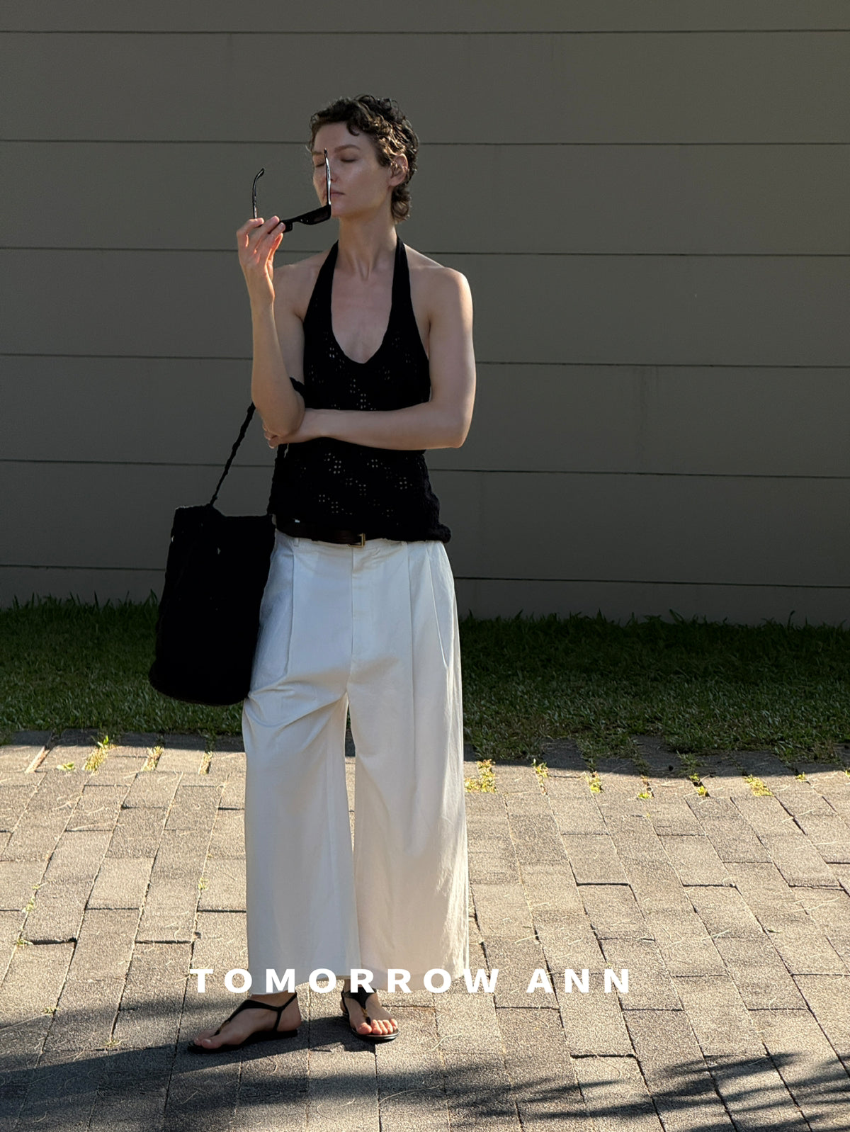 Early Spring 2026! 【TOMORROW ANN】Designer Versatile Halter Neck Fashion Vest 12731# OZQ