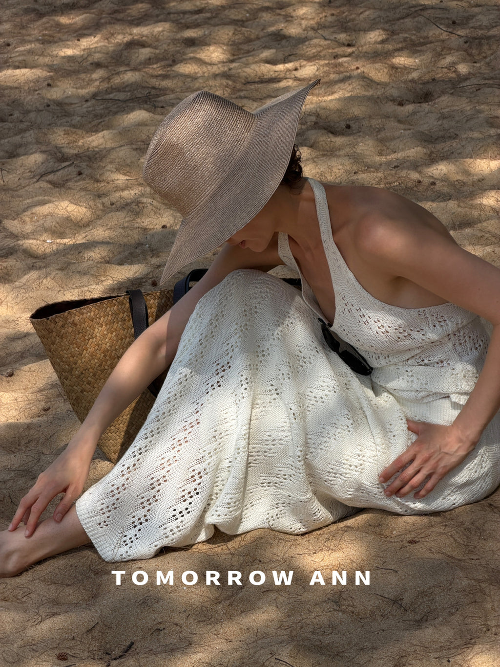 TOMORROW ANN Early Spring High-Waist Elegant Slimming A-Line Maxi Skirt