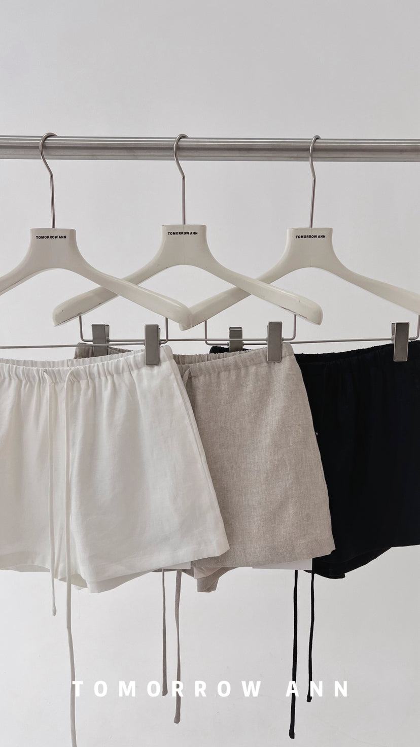 TOMORROW ANN Spring 2026 Women's Elegant Drawstring Casual Shorts - Premium Versatile Fashion