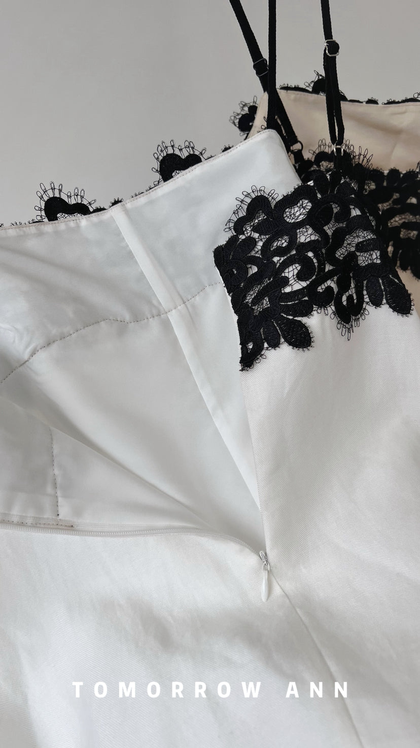 Tomorrow Ann Elegant Lace Patchwork Cami Top for Women - Spring 2026 New Arrival