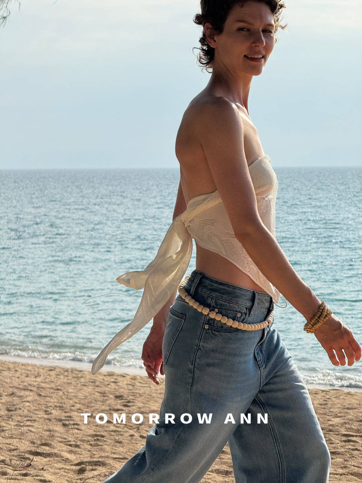 TOMORROW ANN Jacquard Textured Triangle Shawl - Premium Elegant Wrap for Women