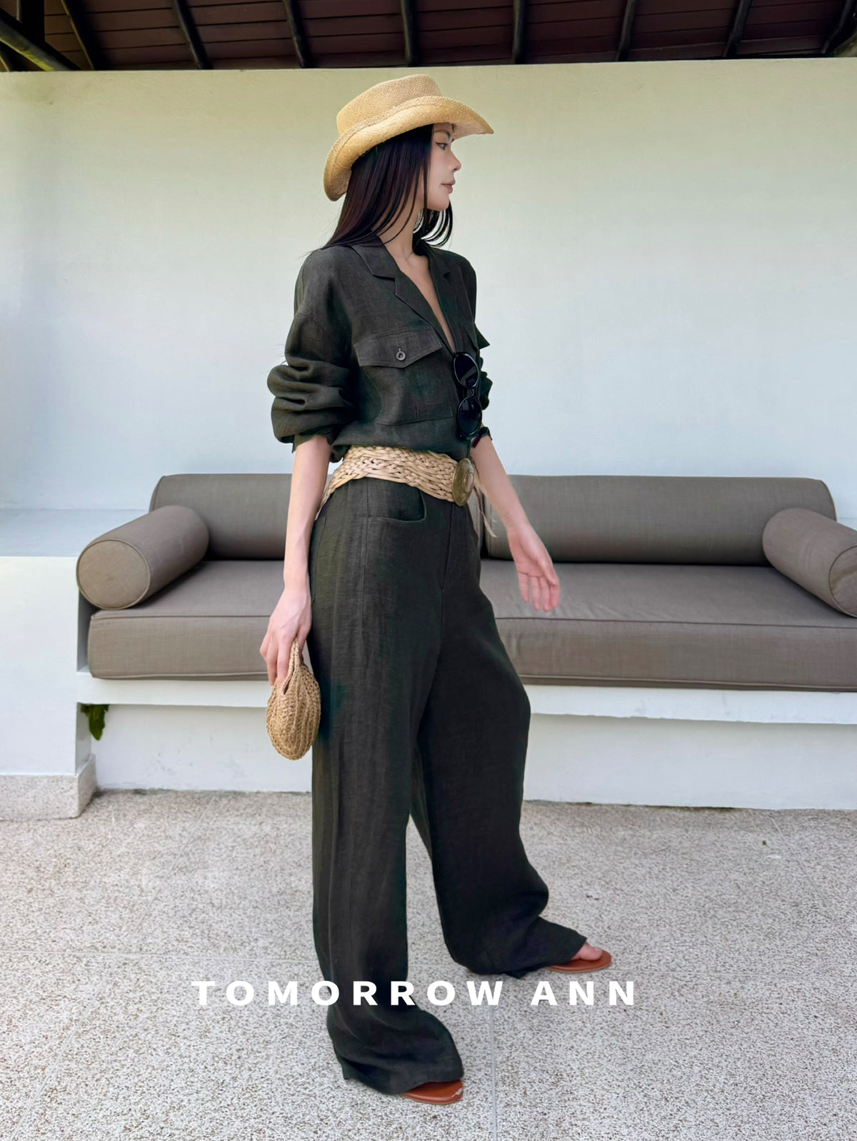 2026 Early Spring [TOMORROW ANN] Chic Slimming Straight-Leg Casual Pants