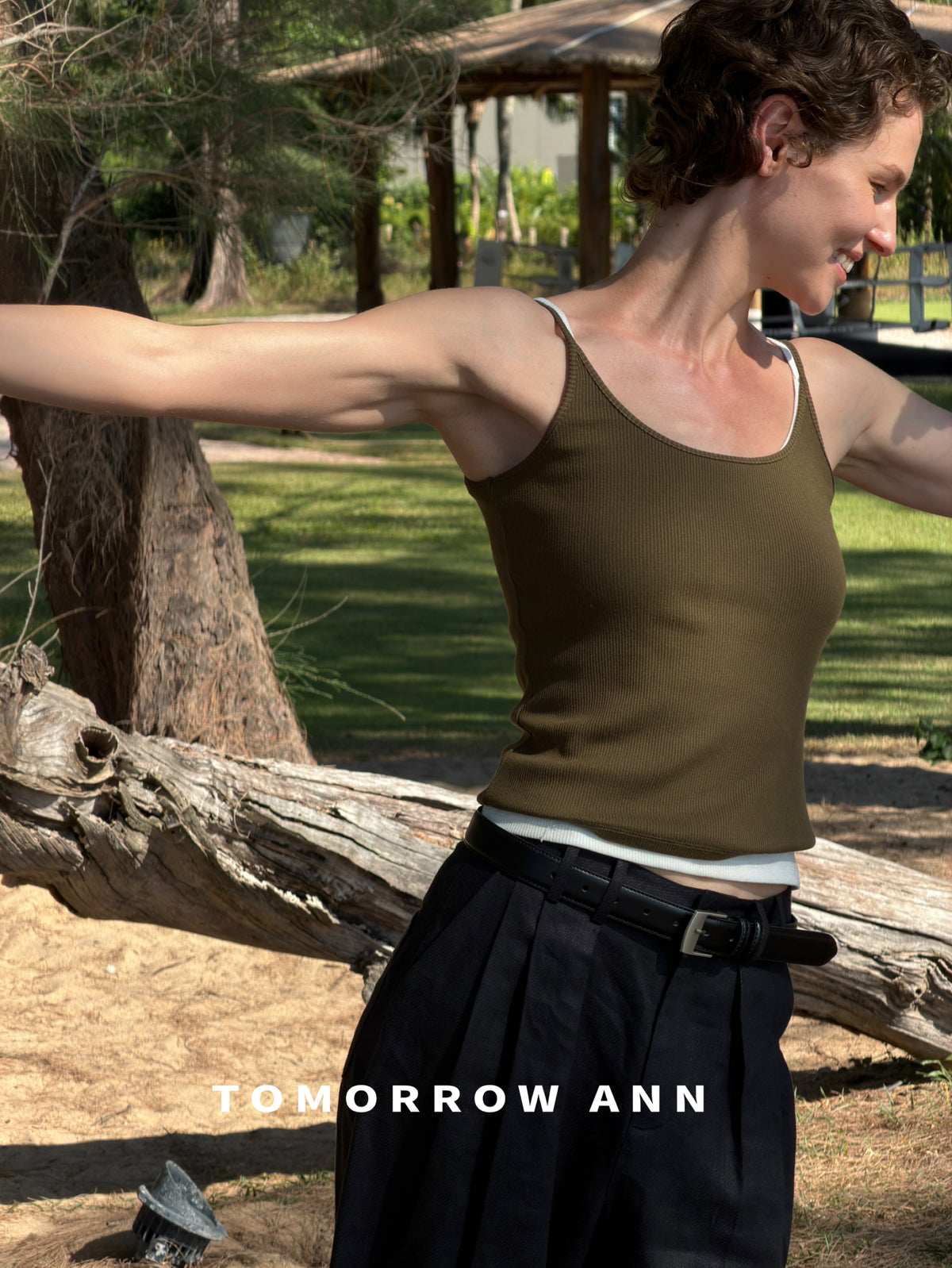 TOMORROW ANN Spring 2026 Minimalist Chic Versatile Casual Camisole