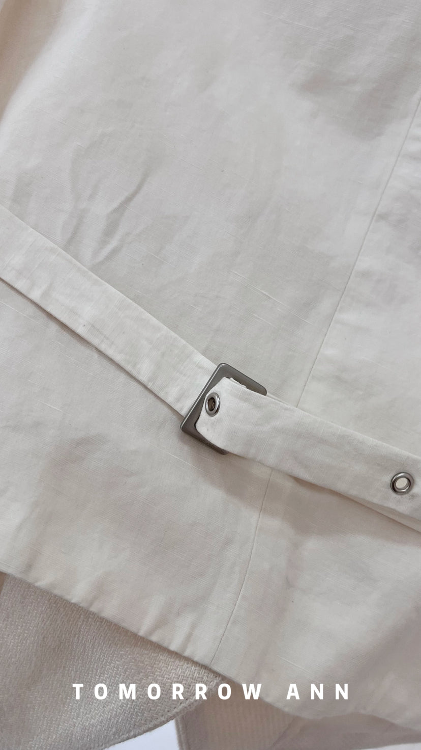 TOMORROW ANN 2026 Early Spring Designer V-Neck Commuter Vest - Chic Urban Style