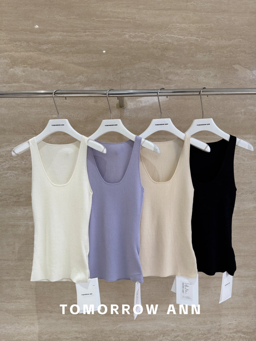 Autumn New Arrival! 【TOMORROW ANN】Design Sense Minimalist Versatile Slimming Vest (100% Wool) 11862# OZQ