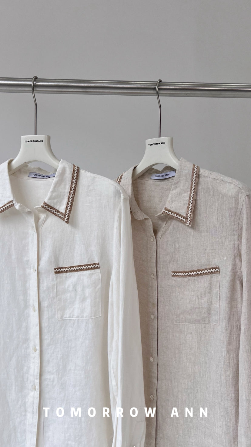 TOMORROW ANN Old Money Aesthetic Quiet Luxury Commuter Shirt - Spring 2026 Collection