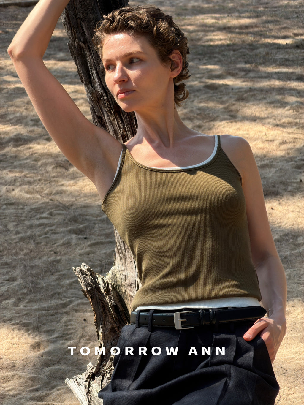 TOMORROW ANN Spring 2026 Minimalist Chic Versatile Casual Camisole