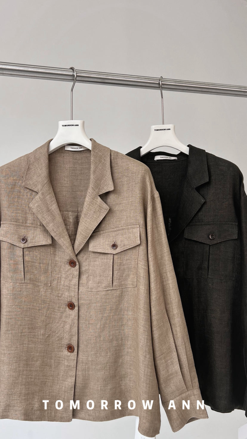 Early Spring 2026! [TOMORROW ANN] Retro Temperament Commuter Versatile Short Jacket 12860# OZQ