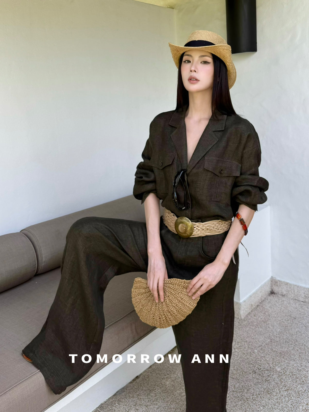 Early Spring 2026! [TOMORROW ANN] Retro Temperament Commuter Versatile Short Jacket 12860# OZQ