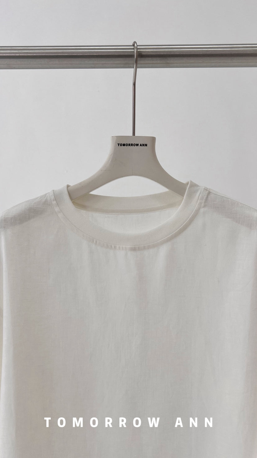 TOMORROW ANN Spring 2026 Elegant Loose-Fit Blouse - Minimalist Relaxed Style