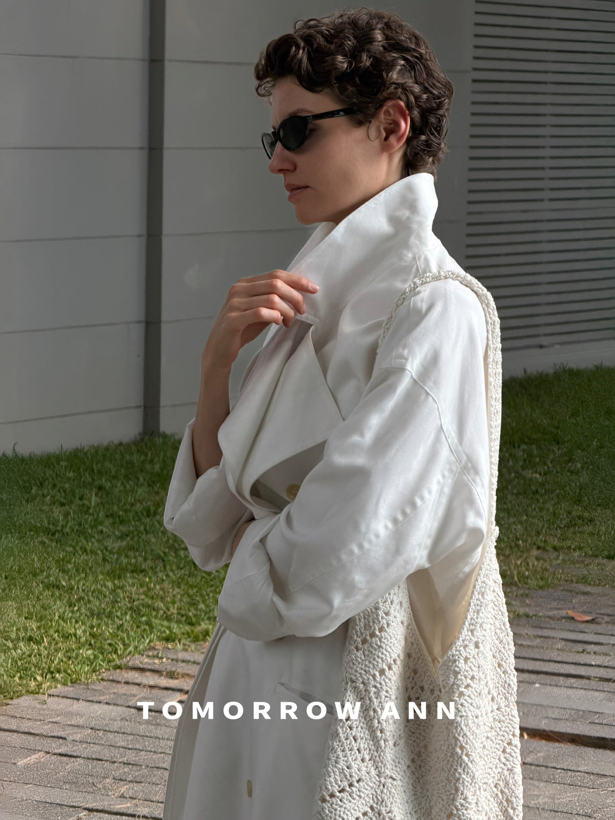 Spring 2026! [TOMORROW ANN] Designer Elegant Long Versatile Trench Coat (with Belt) 12871# OZQ