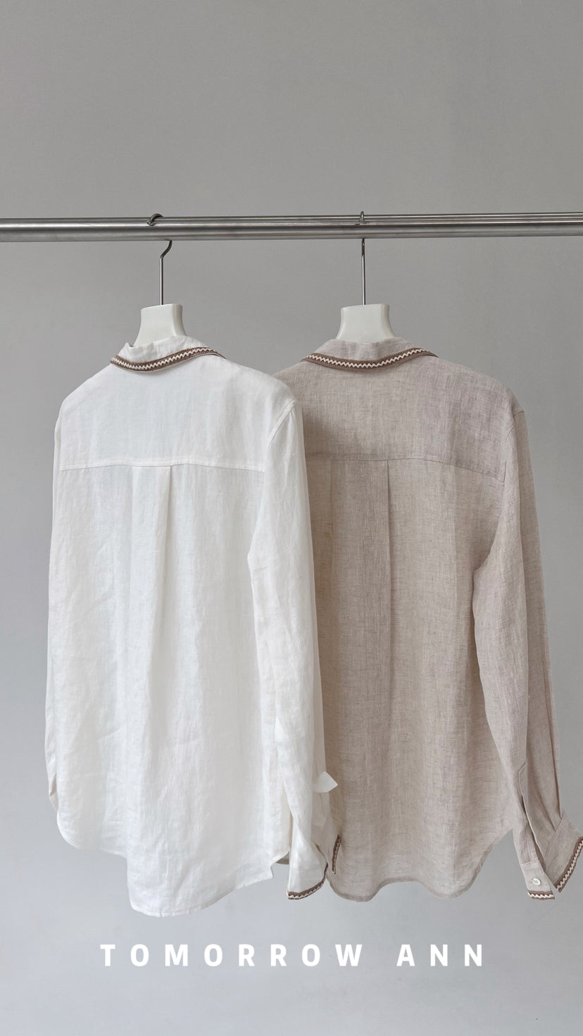TOMORROW ANN Old Money Aesthetic Quiet Luxury Commuter Shirt - Spring 2026 Collection