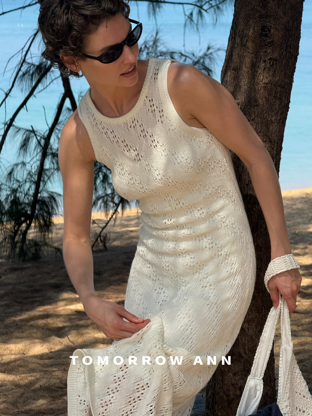 [TOMORROW ANN] Elegant Slim Fit Knit Dress & Vest Two-Piece Set - 2026 Spring Collection