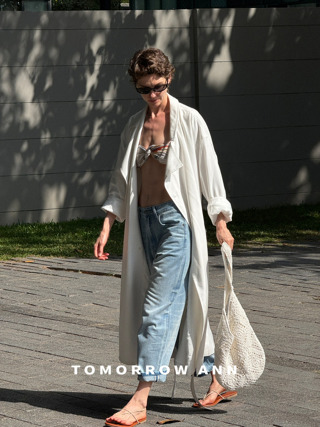 Spring 2026! [TOMORROW ANN] Designer Elegant Long Versatile Trench Coat (with Belt) 12871# OZQ