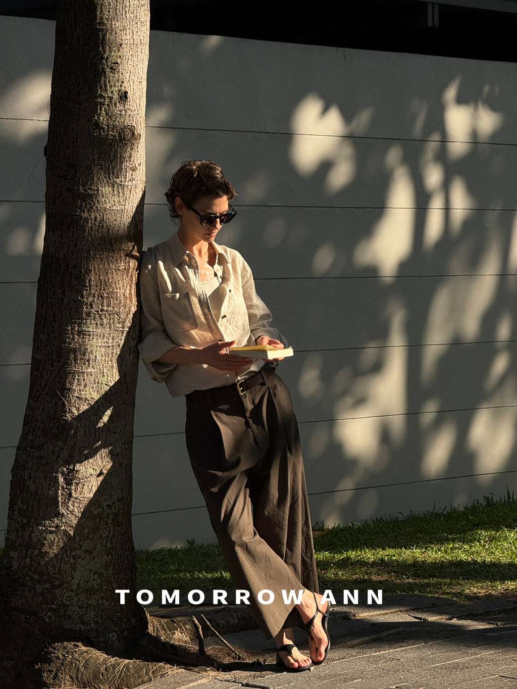 Tomorrow Ann Spring 2026 Chic Straight-Leg Loose Casual Pants - Versatile Fashion Trousers