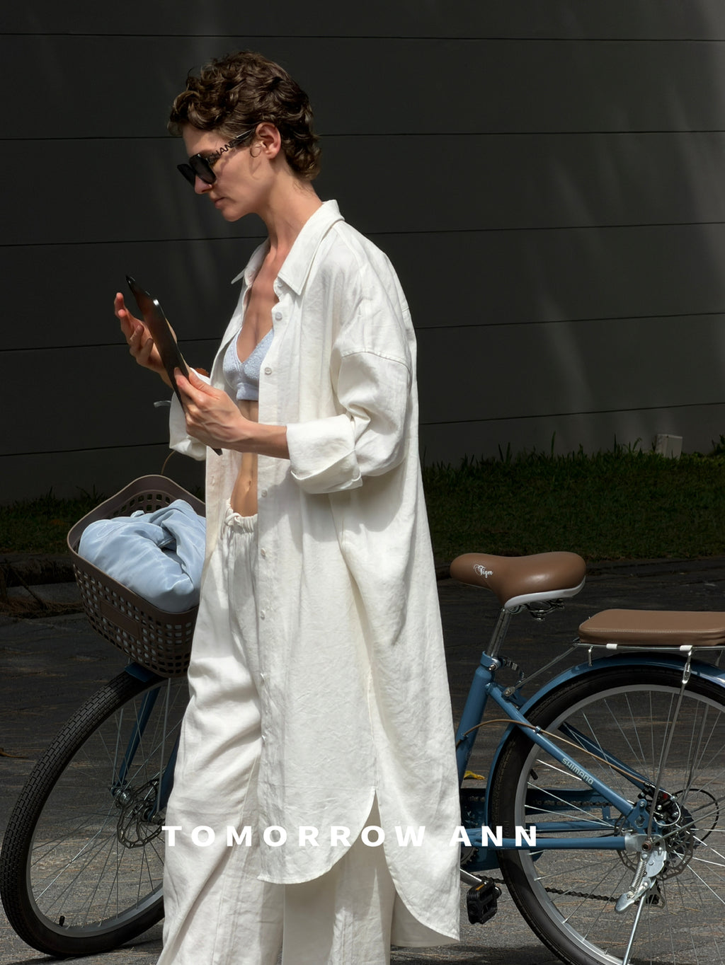 TOMORROW ANN Spring 2026 Designer Elegant Loose Versatile Button-Down Shirt