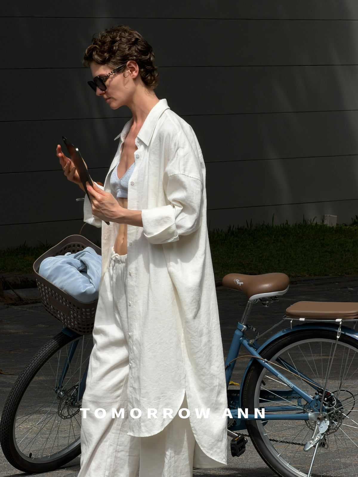 TOMORROW ANN Spring 2026 Designer Elegant Loose Versatile Button-Down Shirt