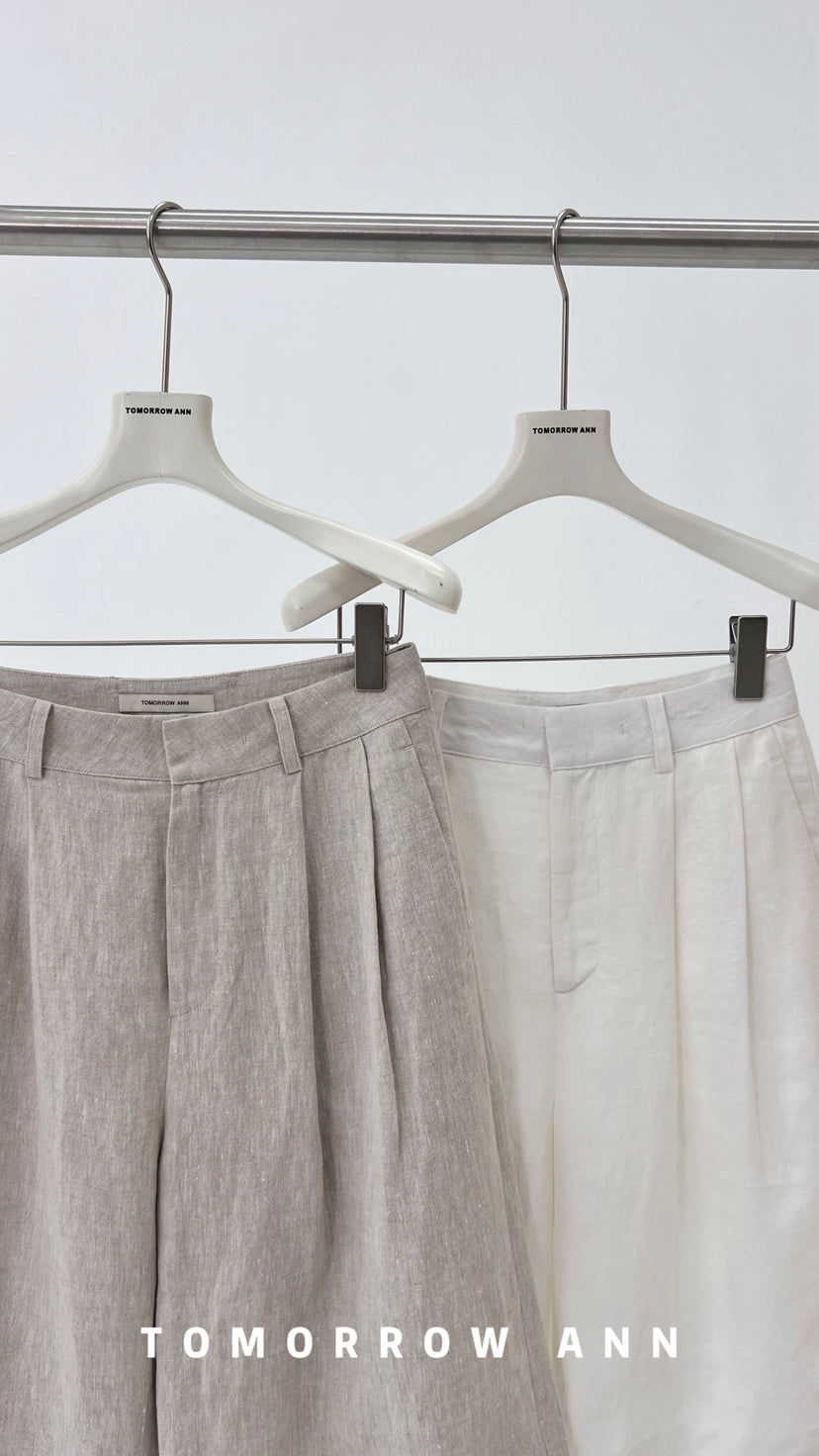 TOMORROW ANN Designer Early Spring High-Waist Knee-Length Commuter Casual Shorts
