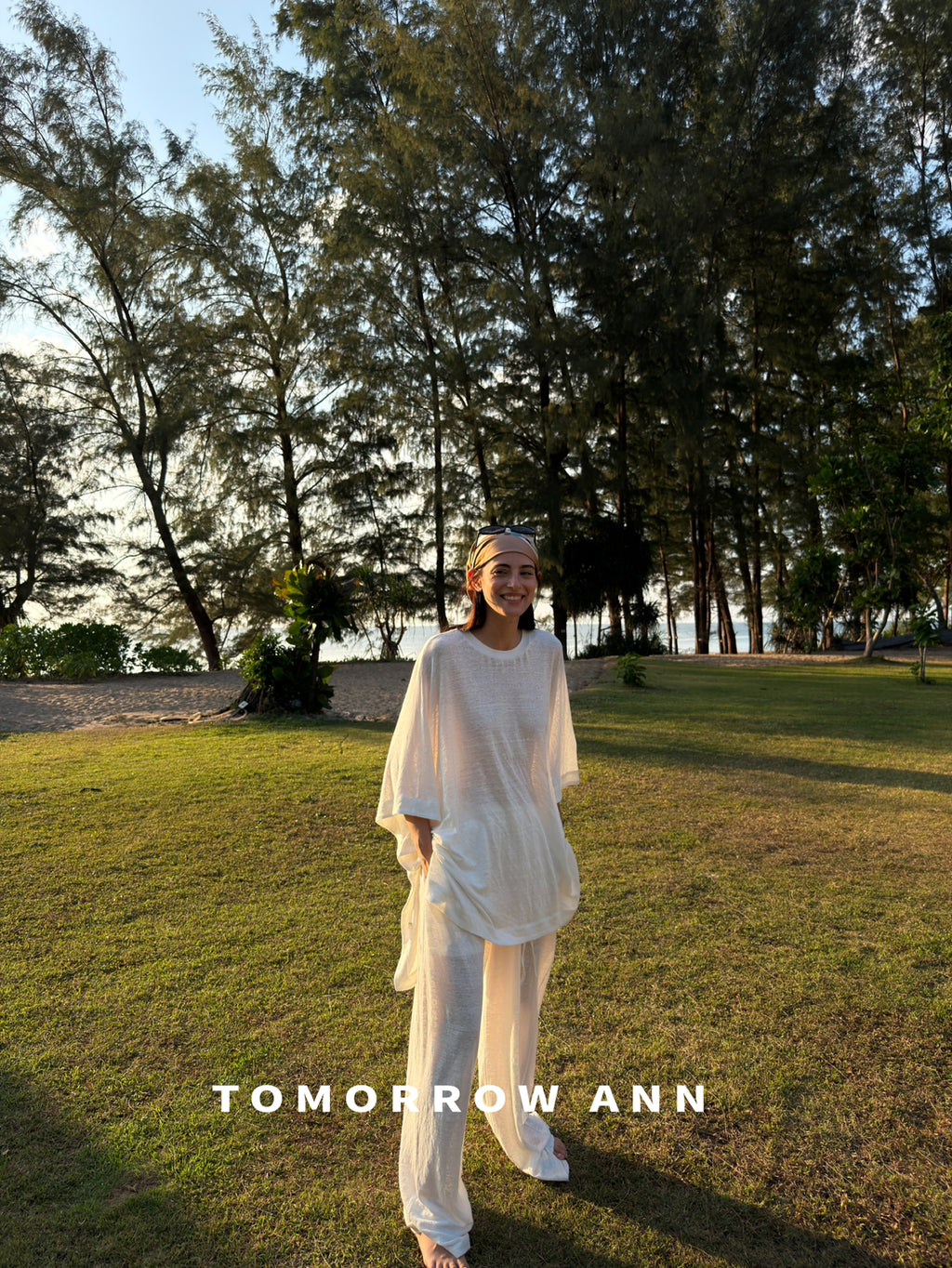 TOMORROW ANN Early Spring Minimalist Loose Casual Versatile Blouse for Women