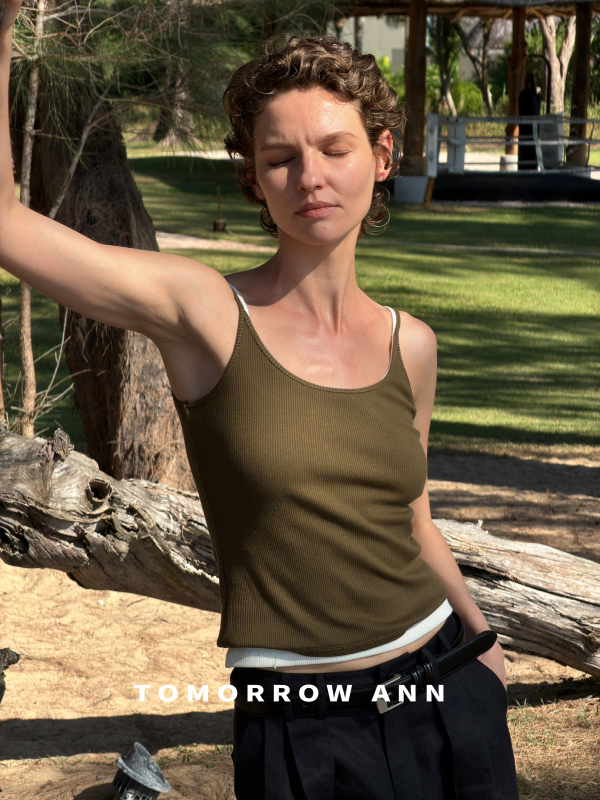 TOMORROW ANN Spring 2026 Minimalist Chic Versatile Casual Camisole