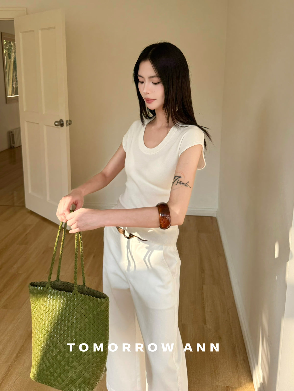 Tomorrow Ann 2026 Spring Collection - Slimming Chic Straight-Leg Casual Pants for Women