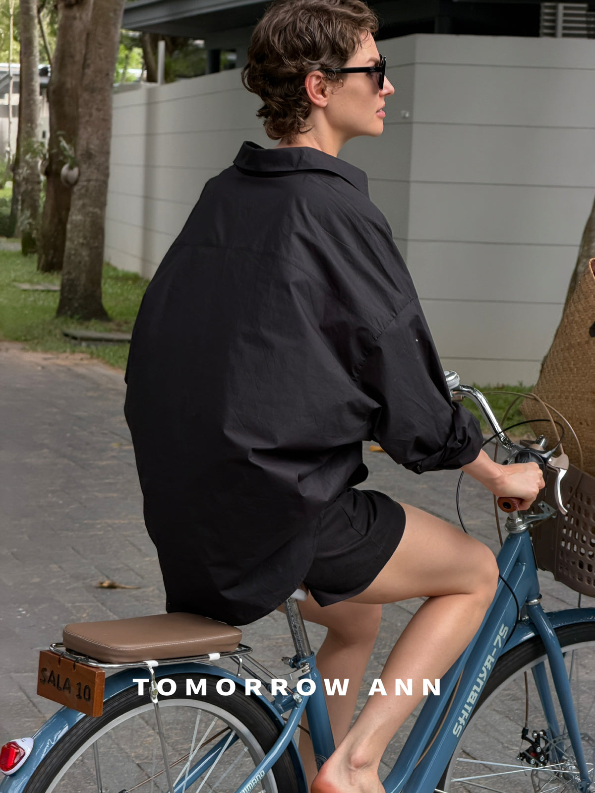 TOMORROW ANN Spring 2026 Minimalist Elegant Loose Fit Versatile Blouse