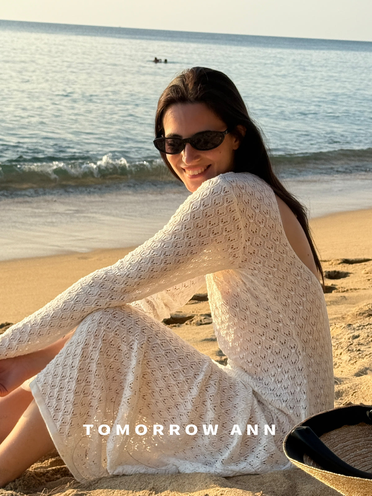 Early Spring 2026! 【TOMORROW ANN】 Hollow-out Open Back Slim Fit Maxi Dress (Contains 15% Wool) 12751# OZQ