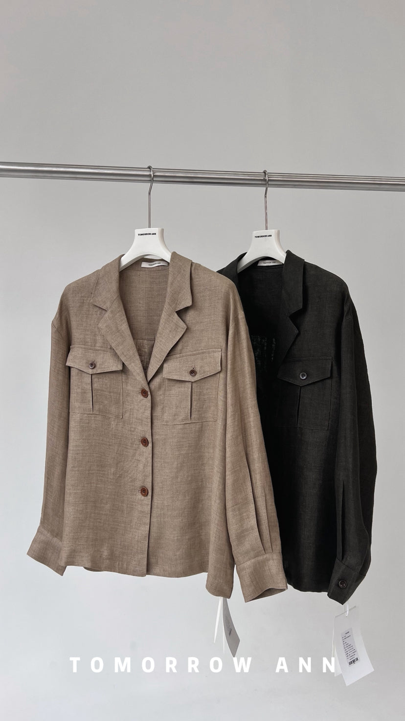 Early Spring 2026! [TOMORROW ANN] Retro Temperament Commuter Versatile Short Jacket 12860# OZQ