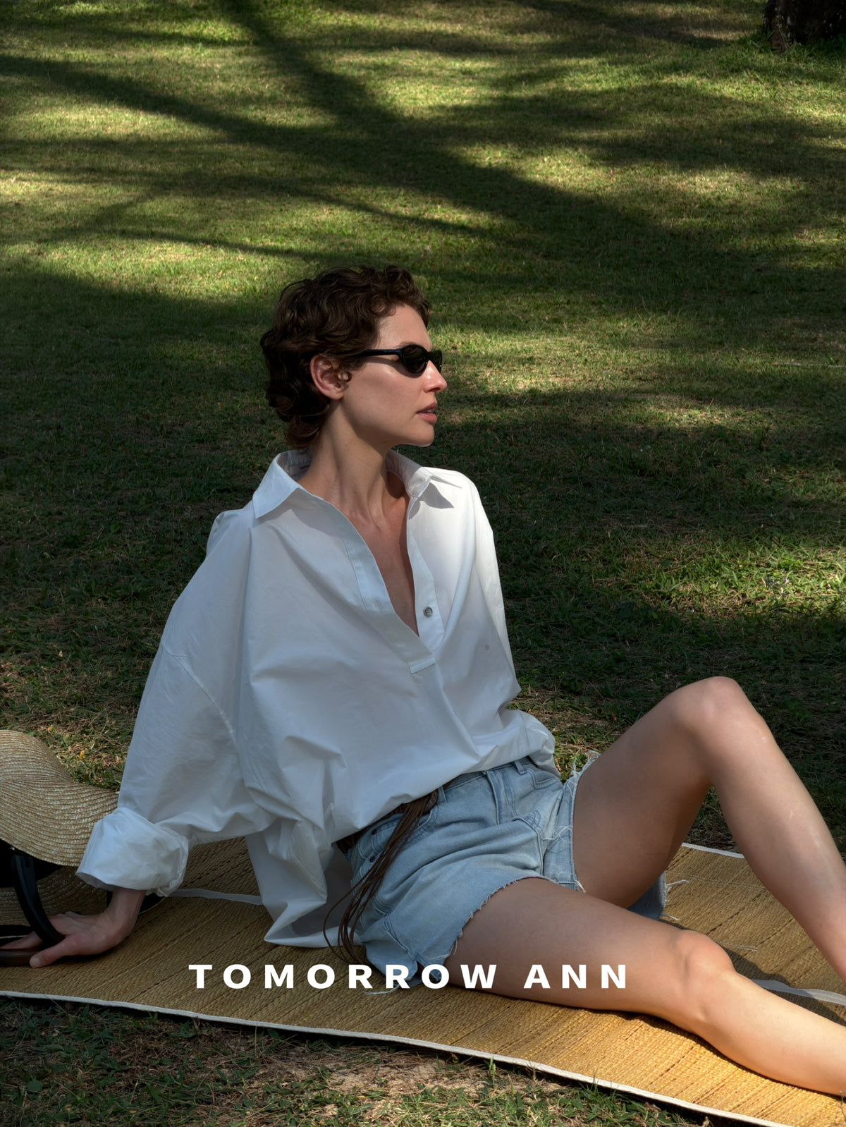TOMORROW ANN Spring 2026 Minimalist Elegant Loose Fit Versatile Blouse