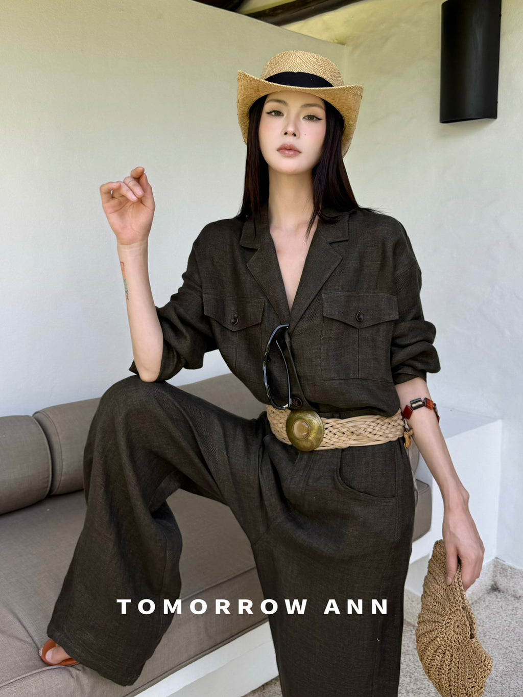 Early Spring 2026! [TOMORROW ANN] Retro Temperament Commuter Versatile Short Jacket 12860# OZQ