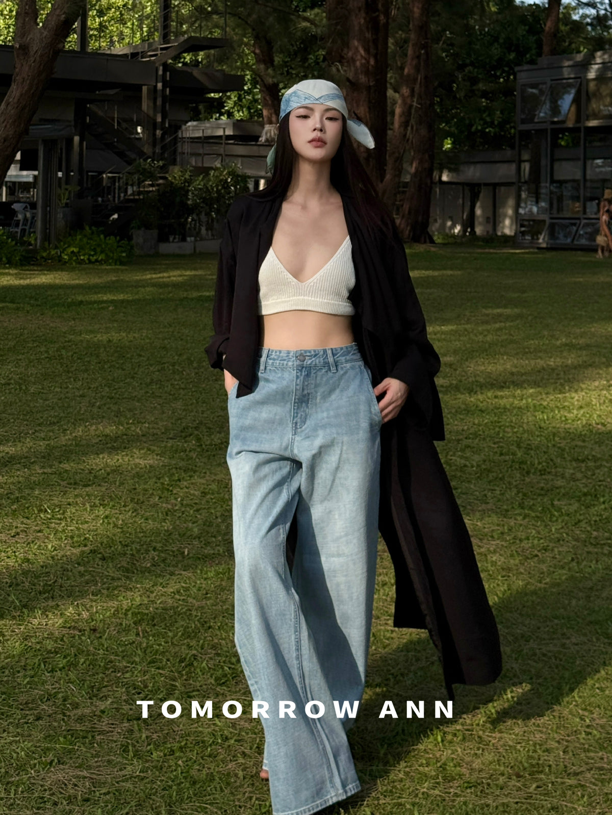 2026 Early Spring! 【TOMORROW ANN】 Minimalist Loose Drape Trench Coat (Contains 7.7% Sheep Wool) 12680# OZQ