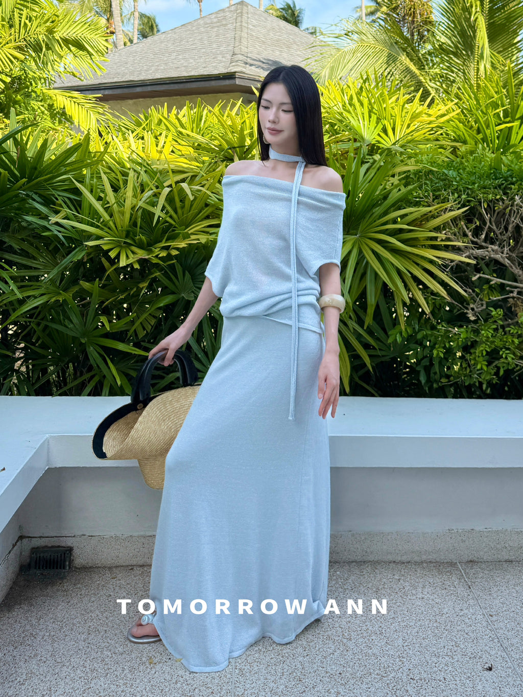 TOMORROW ANN 2026 Early Spring Elegant Slimming Casual A-Line Midi Skirt