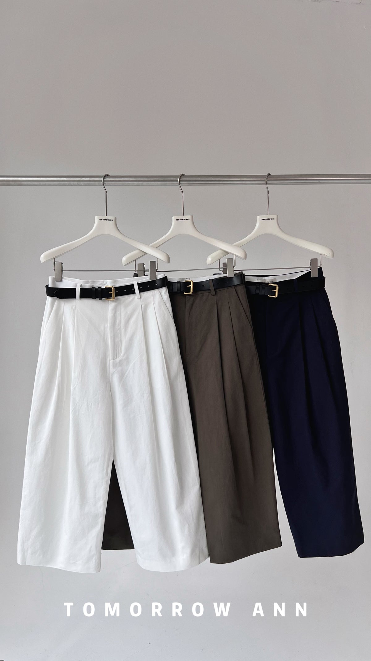 Tomorrow Ann Spring 2026 Chic Straight-Leg Loose Casual Pants - Versatile Fashion Trousers