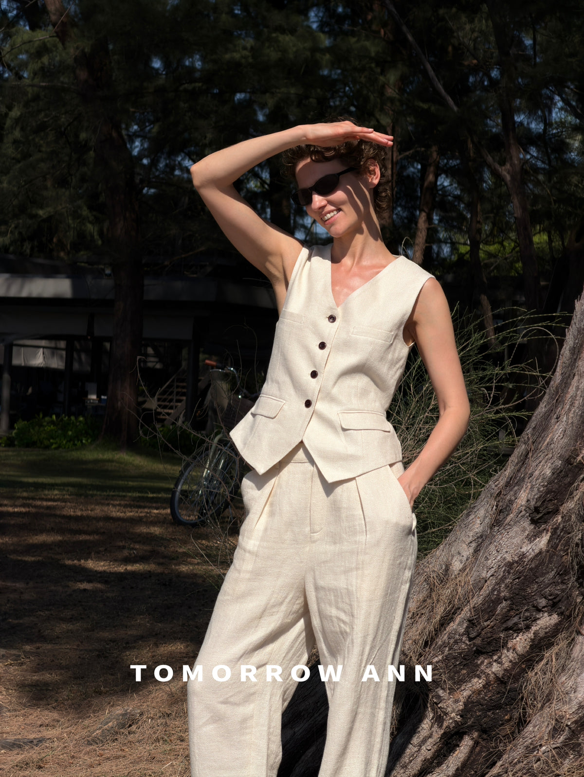 TOMORROW ANN Elegant Slimming Straight-Leg Fashion Casual Pants - 2026 Early Spring Collection