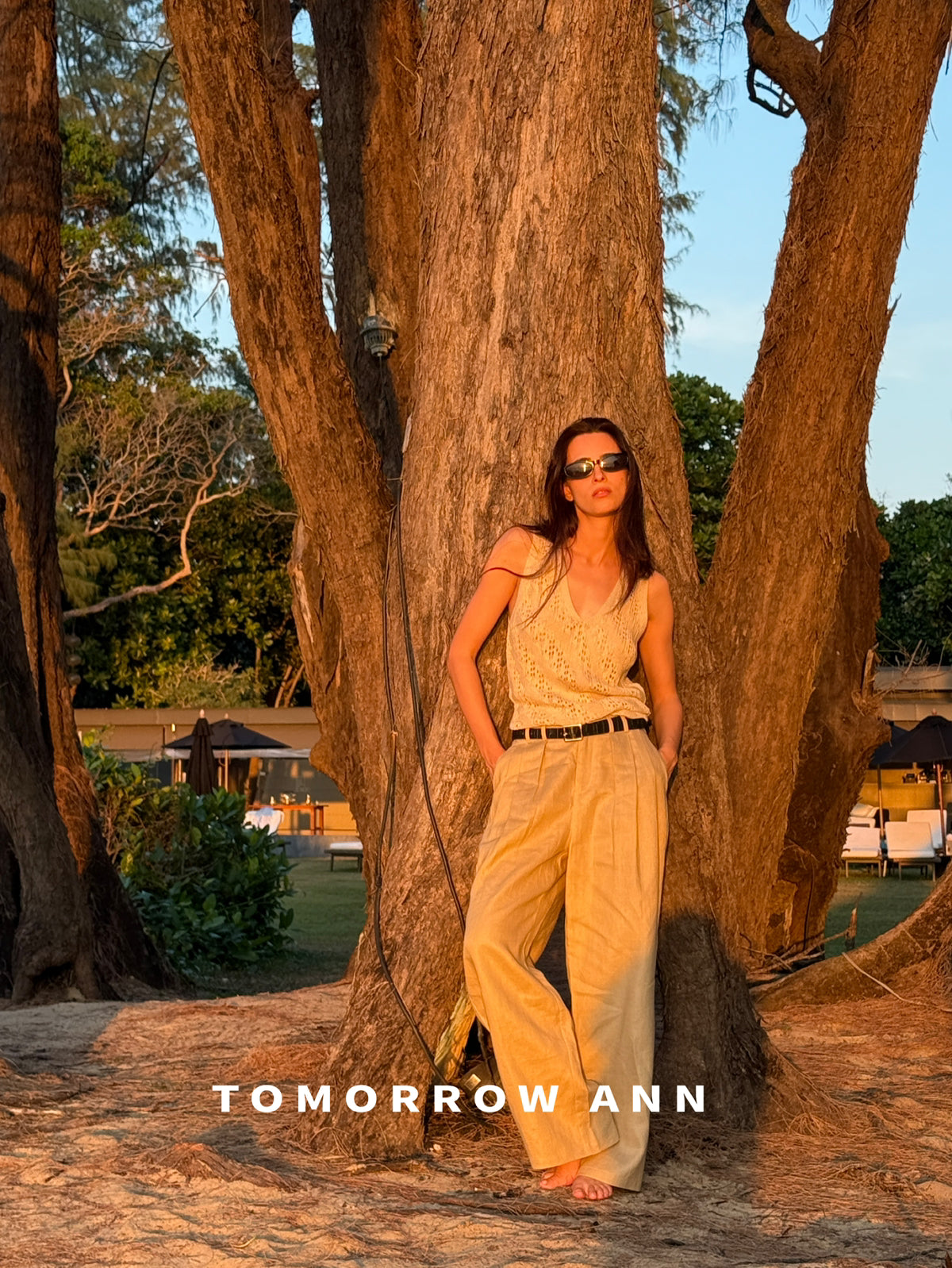 2026 Early Spring! 【TOMORROW ANN】Simple Versatile Slim-Fit Fashion Casual Pants (With Belt) 12392# OZQ