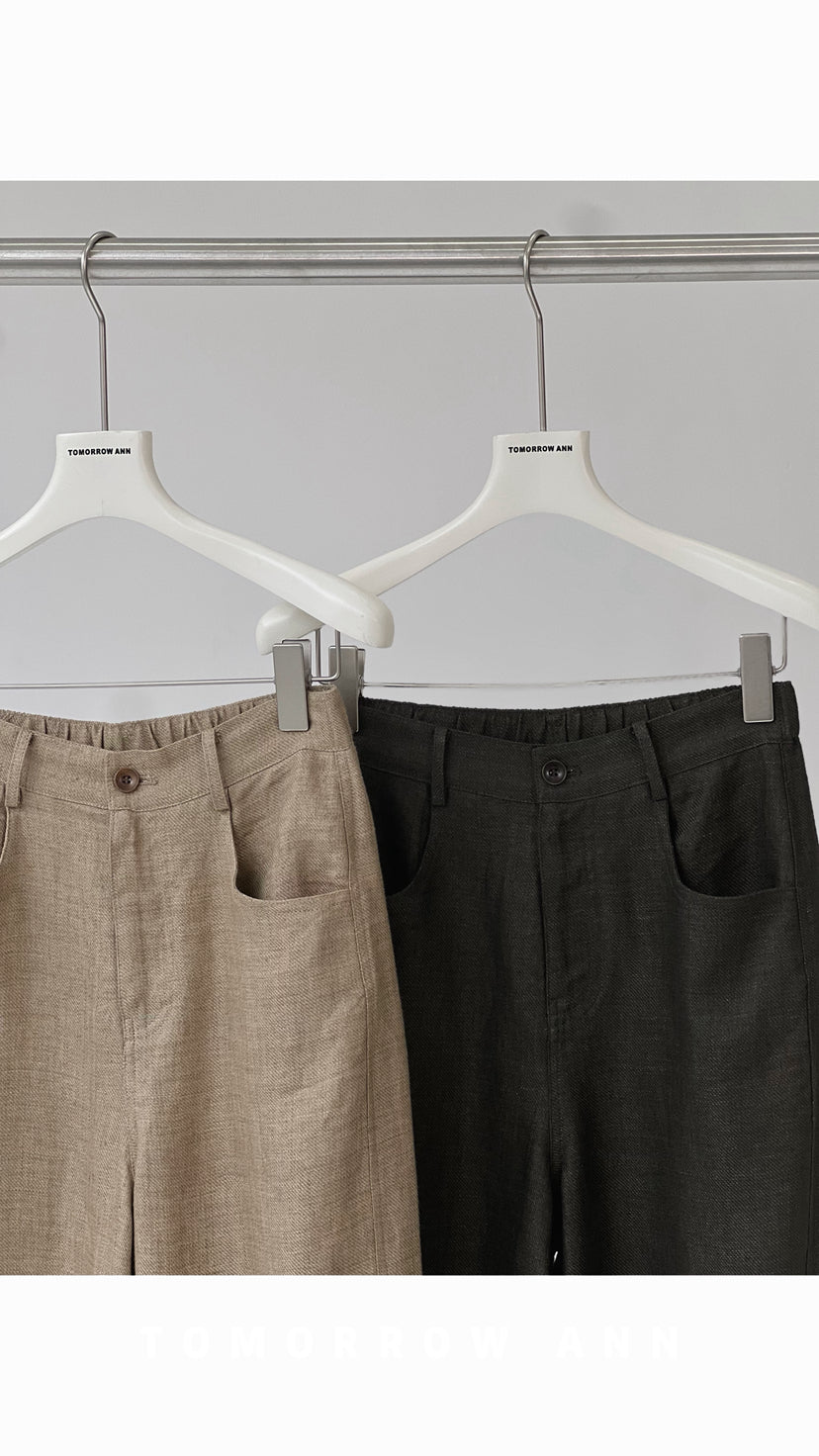 2026 Early Spring [TOMORROW ANN] Chic Slimming Straight-Leg Casual Pants