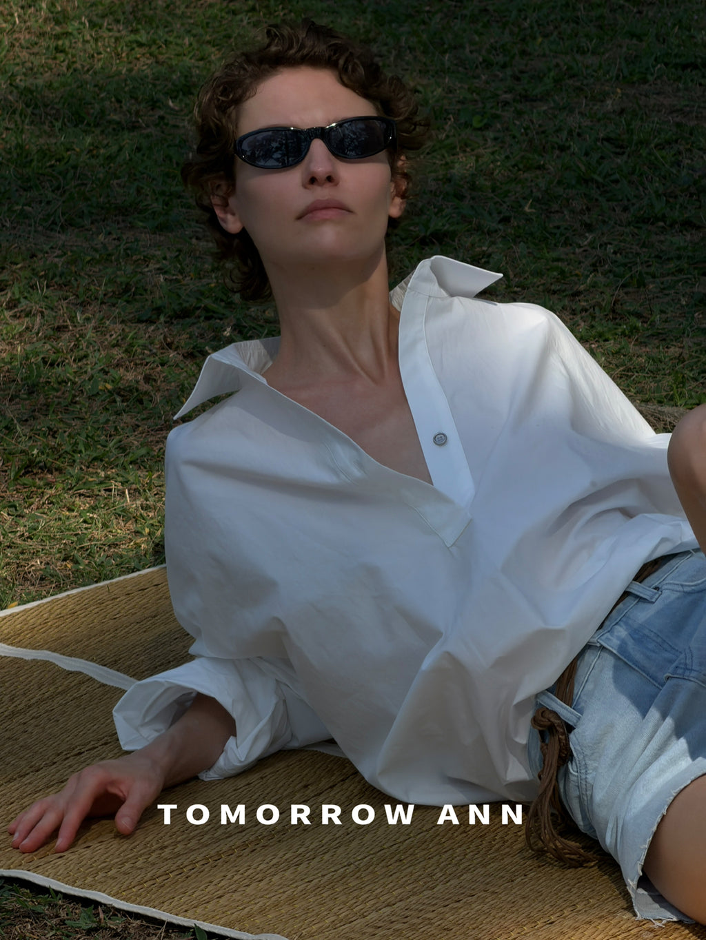 TOMORROW ANN Spring 2026 Minimalist Elegant Loose Fit Versatile Blouse