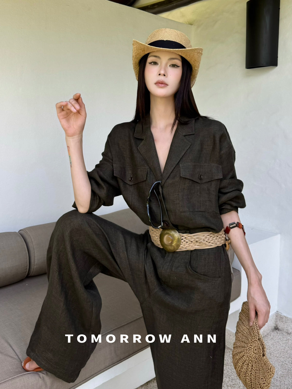 2026 Early Spring [TOMORROW ANN] Chic Slimming Straight-Leg Casual Pants