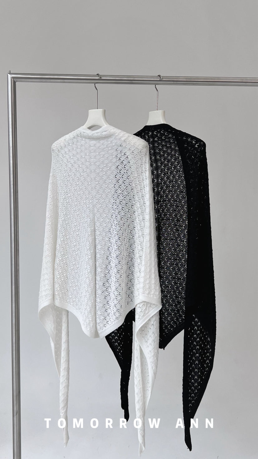 TOMORROW ANN Elegant Designer Fashion Shawl