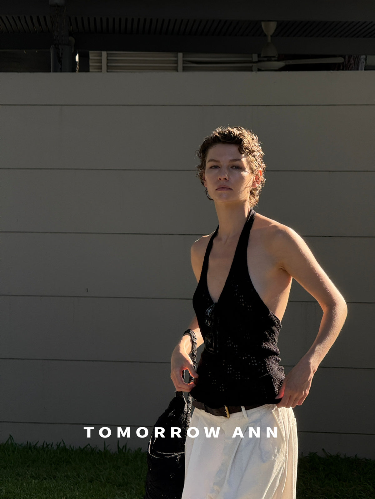 Early Spring 2026! 【TOMORROW ANN】Designer Versatile Halter Neck Fashion Vest 12731# OZQ