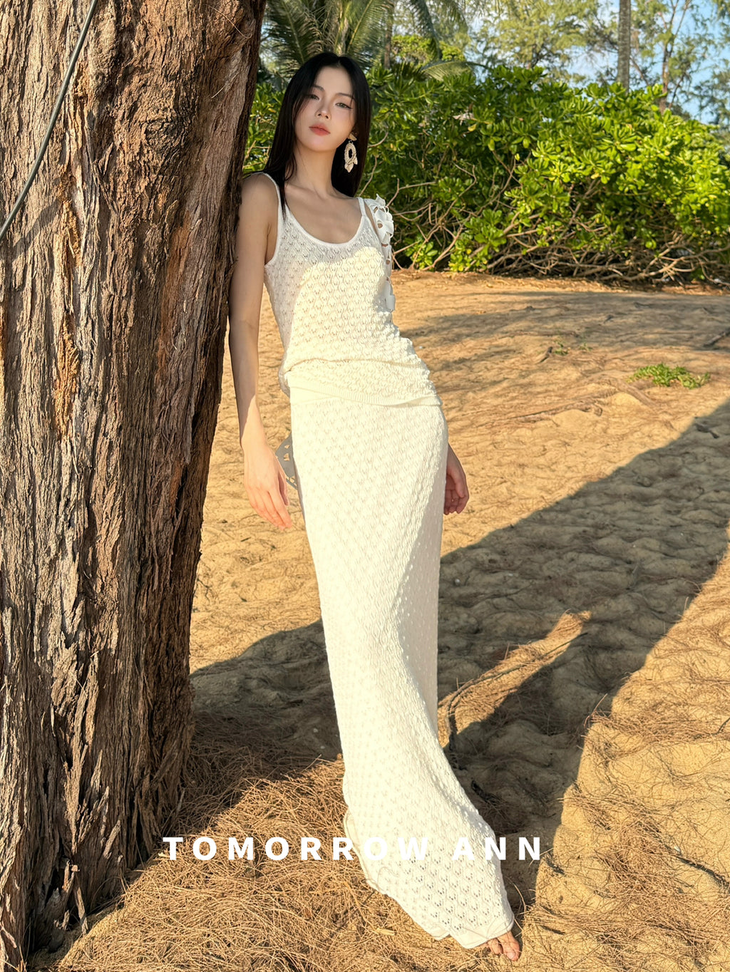 TOMORROW ANN Elegant High-Waist Slimming Maxi Skirt - Early Spring Fashion