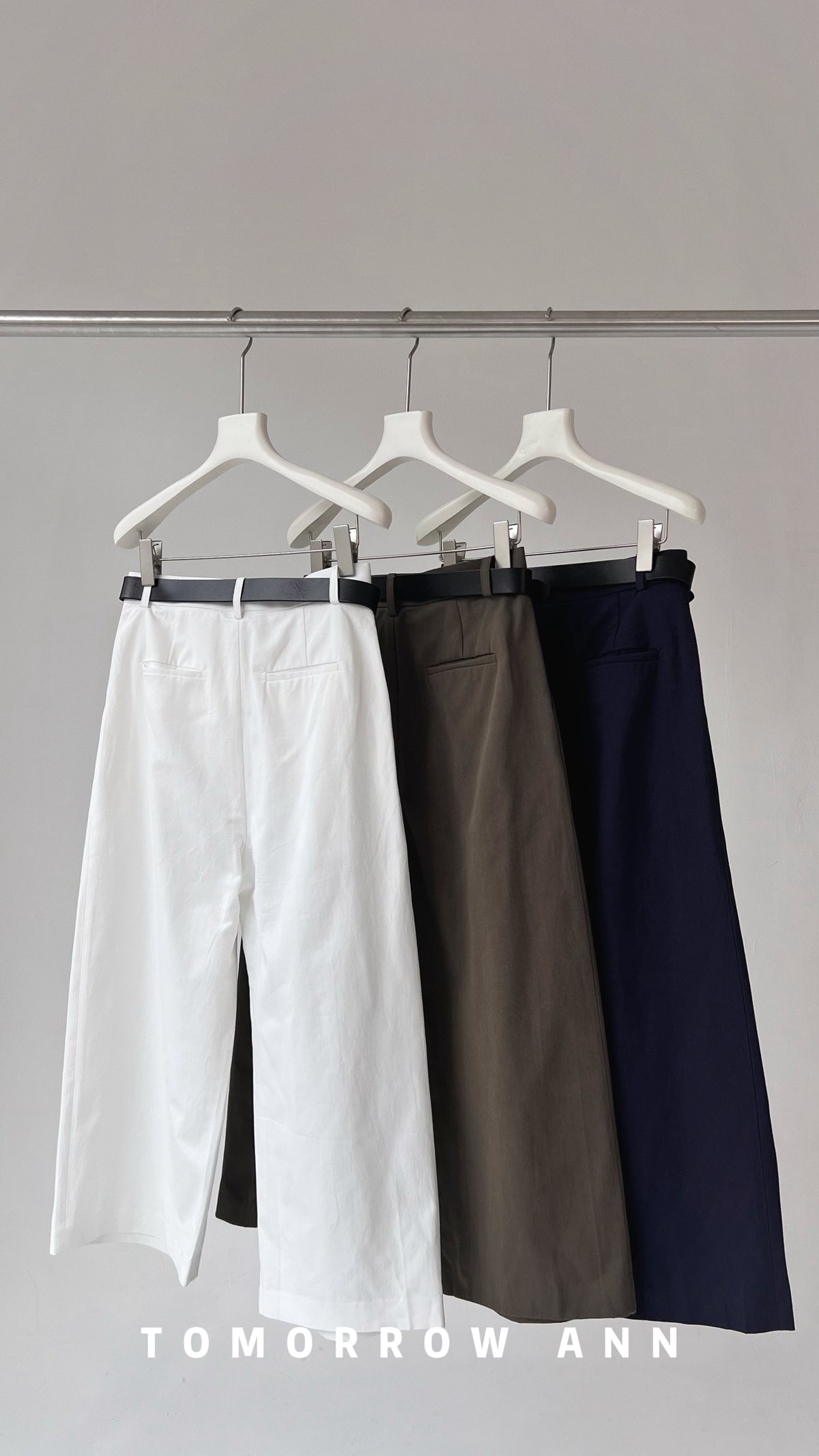 Tomorrow Ann Spring 2026 Chic Straight-Leg Loose Casual Pants - Versatile Fashion Trousers