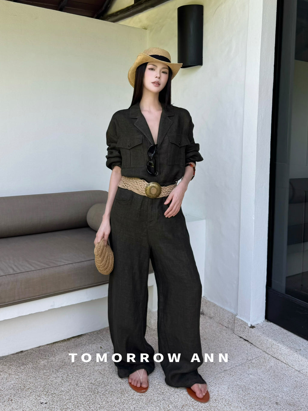 Early Spring 2026! [TOMORROW ANN] Retro Temperament Commuter Versatile Short Jacket 12860# OZQ