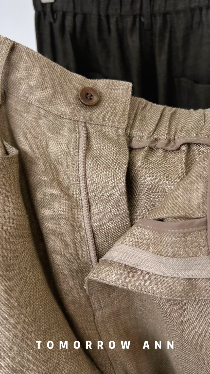 2026 Early Spring [TOMORROW ANN] Chic Slimming Straight-Leg Casual Pants