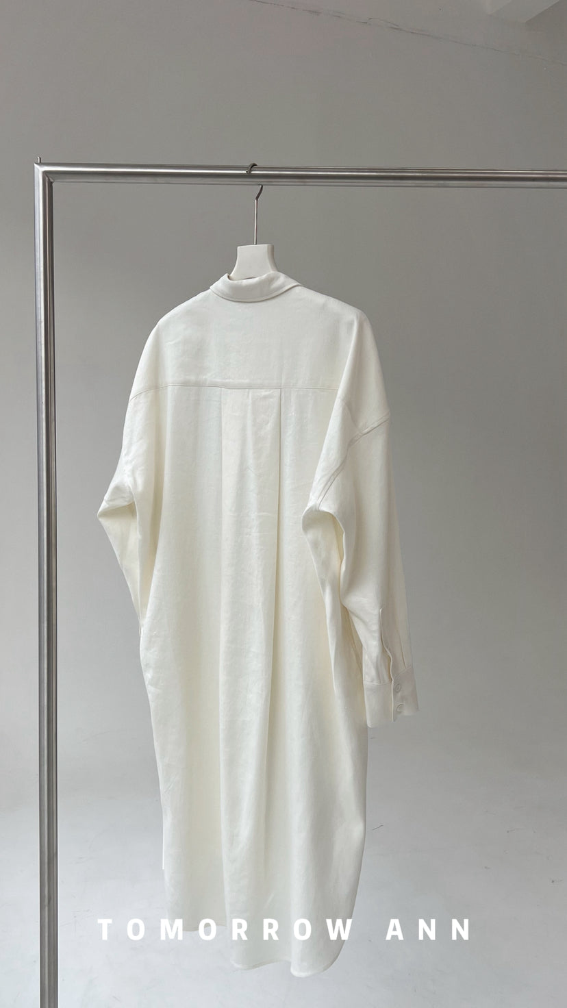 TOMORROW ANN Spring 2026 Designer Elegant Loose Versatile Button-Down Shirt