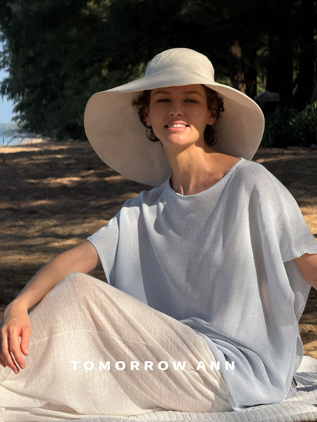 TOMORROW ANN Early Spring 2026 Lazy Style Elegant Loose Fashion Knitwear