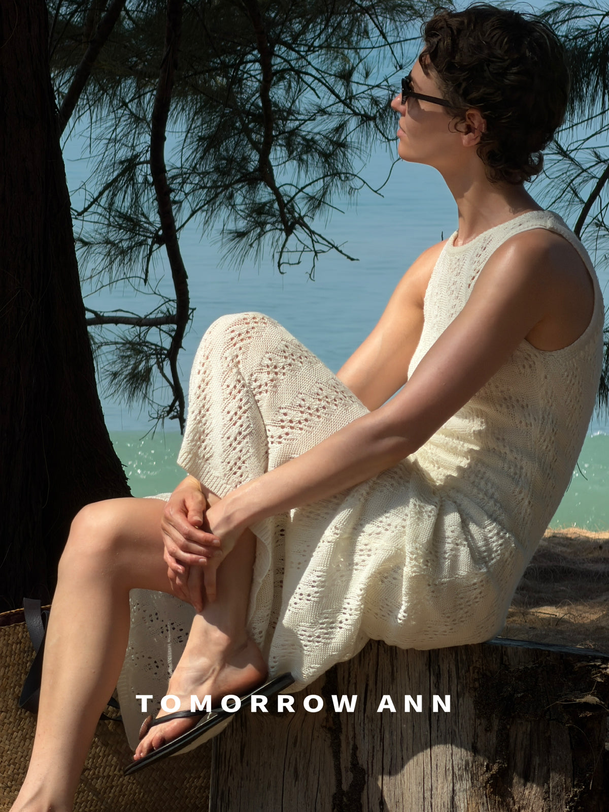 [TOMORROW ANN] Elegant Slim Fit Knit Dress & Vest Two-Piece Set - 2026 Spring Collection