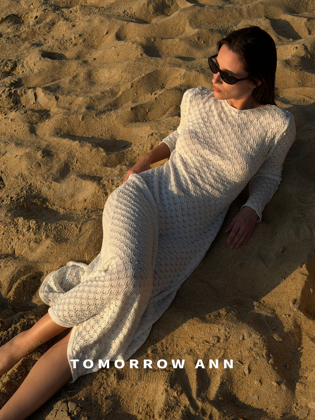 Early Spring 2026! 【TOMORROW ANN】 Hollow-out Open Back Slim Fit Maxi Dress (Contains 15% Wool) 12751# OZQ