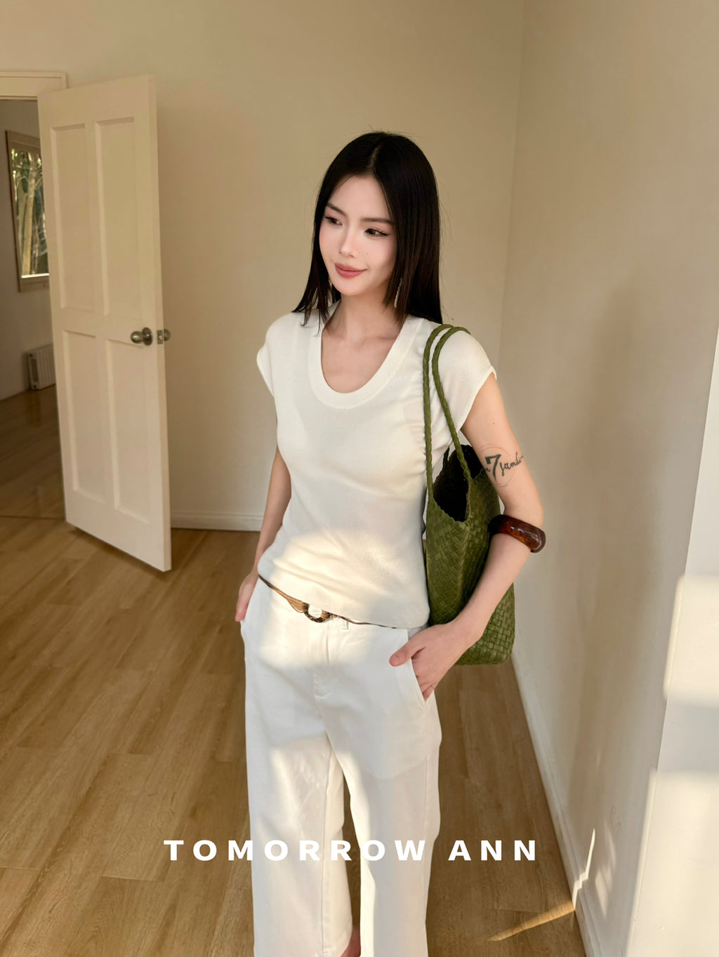 Tomorrow Ann 2026 Spring Collection - Slimming Chic Straight-Leg Casual Pants for Women