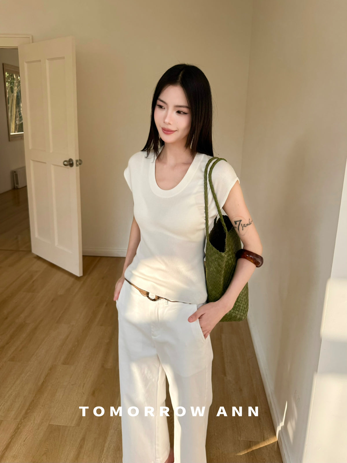Tomorrow Ann 2026 Spring Collection - Slimming Chic Straight-Leg Casual Pants for Women